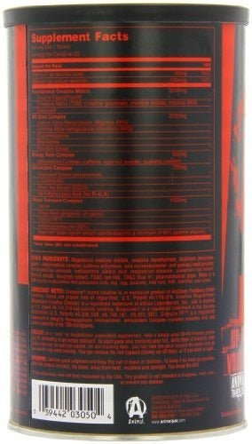 Universal Nutrition Animal Pump Preentrenamiento Óxido