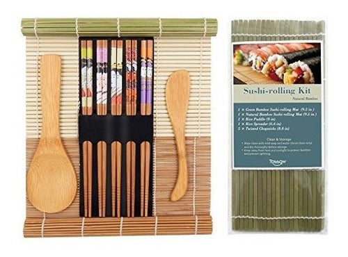 Kit de preparación de sushi T Tossow Para Principiantes