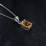 JewelryPalace - Collar con colgante de plata de ley