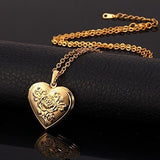 Collar chapado en oro de 18 quilates, con imagen personaliza