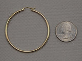 zarcillos  De Aro De Tubo De Oro