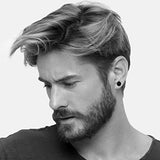 Lieblich Negro Stud Pendientes Hombres Mujeres Faux Gauges