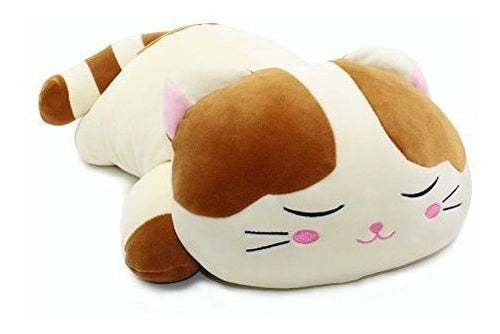 Almohada para abrazar grande de peluche, gatito