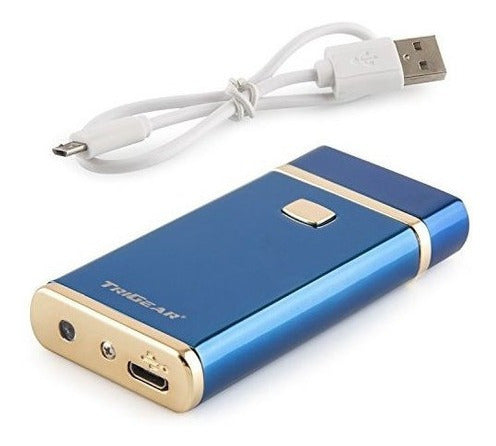 Trigear Elite Series Resistente al Viento Recargable USB Azul Marino