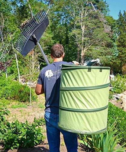 Fiskars - Bolsa De Jardín De Canguro Con Fondo Rígido De 30