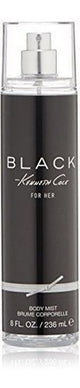 Kenneth Cole Black For Her Body Mist, 8 onzas líquidas