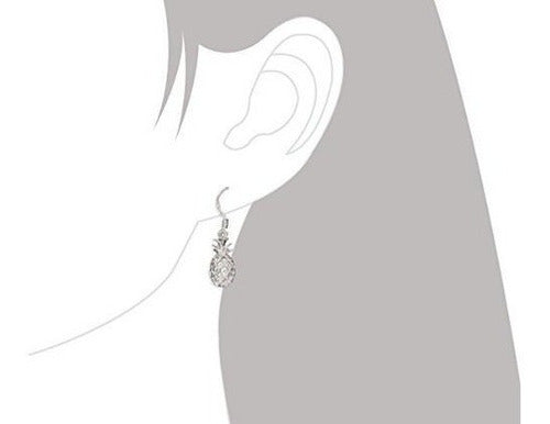 Pendientes De Piña De Plata Esterlina