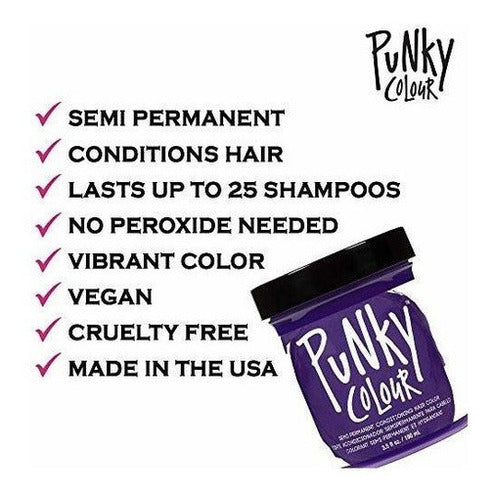 Color De Cabello Acondicionador Semipermanente Punky