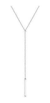 Collar Metzakka Lariat de plata de ley