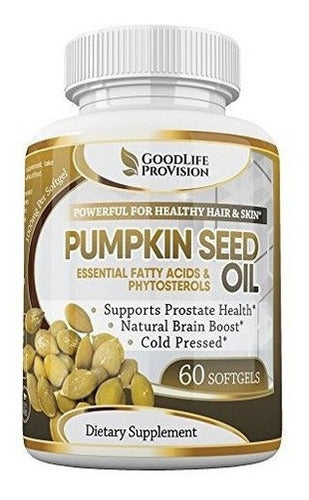 Aceite De Semilla De Calabaza - Extracción Pura De 1000 Mg