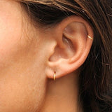 zarcillos  De Aro Unisex Redondos