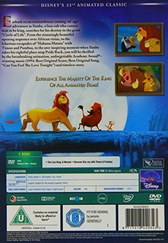 El Rey León [dvd]