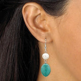 Collar De Aretes De Plata Con Joyería