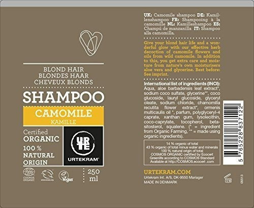 Champú Orgánico Manzanilla 250 Ml