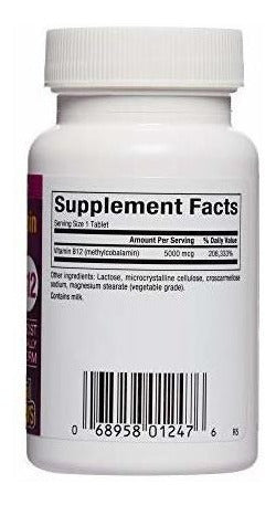 Vitamina B12 metilcobalamina 5000 mcg