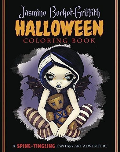 Libro De Colorear De Halloween Jasmine Becket-griffith: Una