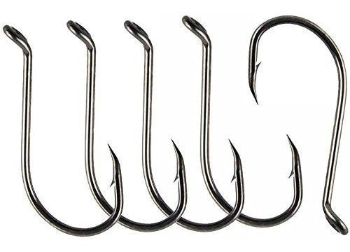 50pcs 8299 8/0 Ganchos De Pesca para Pulpo de Acero
