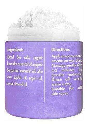 Exfoliante Corporal De Lavanda, Orgánico suave
