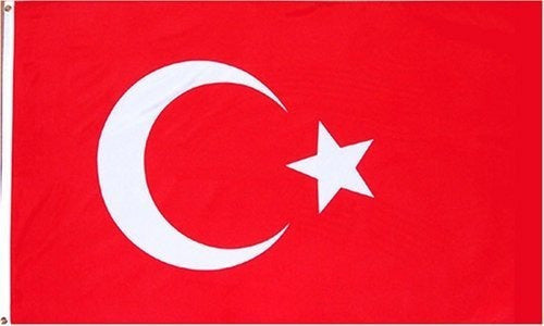 Bandera Nacional Del País De Turquía