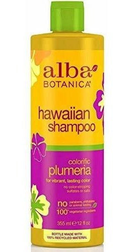 Shampoos Alba Botánica Hawaiana, Plumeria, 12 Onzas