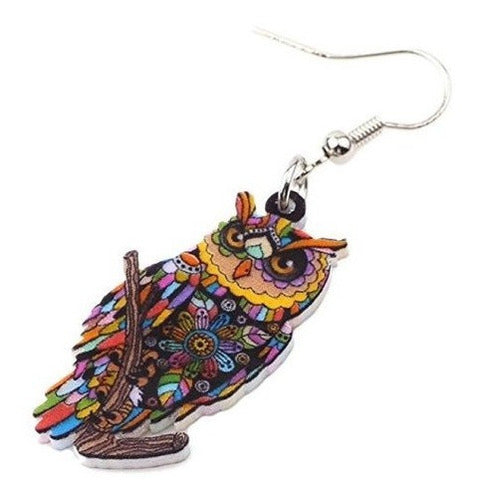 Pendientes Acrílico Arte tematico
