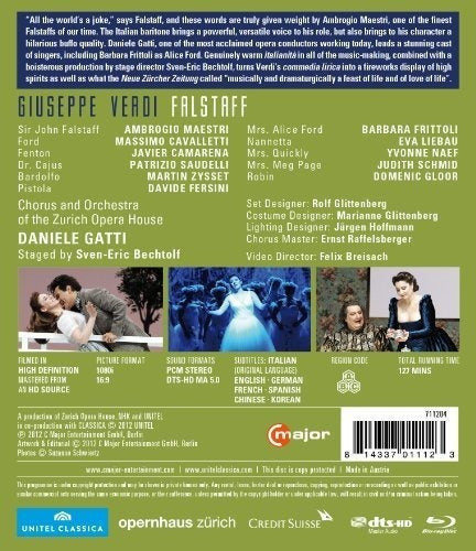 Verdi: Falstaff [blu-ray]