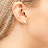 Aretes en forma de corazón
