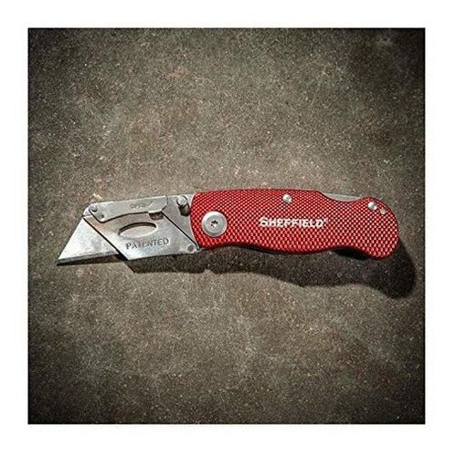 Cuchillo Utilitario Sheffield Ultimate Lock Back - Rojo