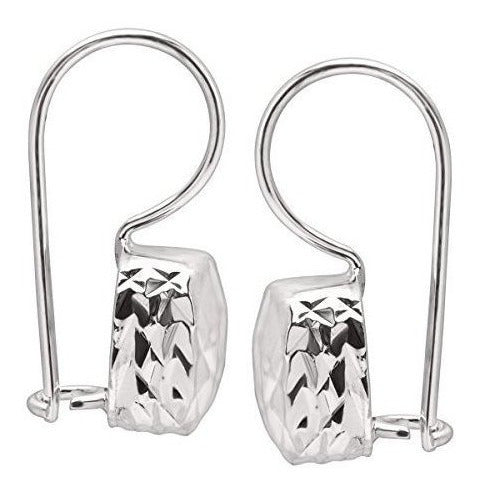 Aretes Colgantes en plata de ley texturizada