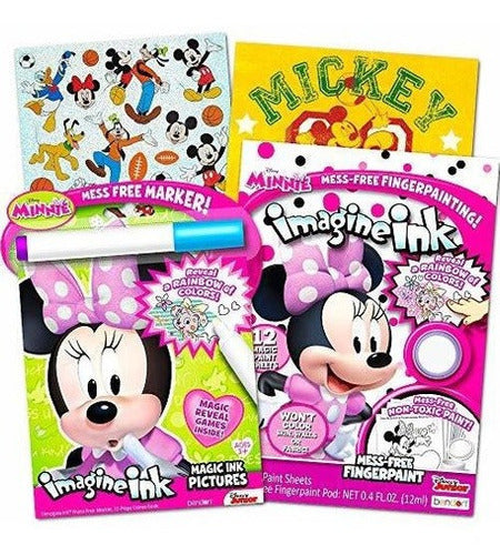 Juego De Pintura Y Libro De Colorear Sin Desorden Minnie