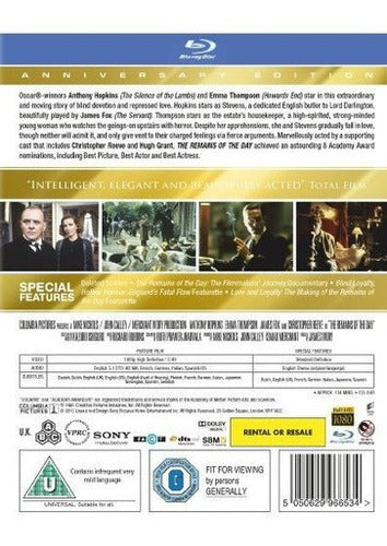 Los Restos Del Día [blu-ray]