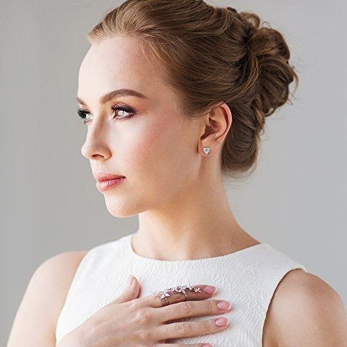 Aretes en forma de corazón