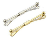 Samway 2ps Collar Pin Bar, Oro Y Plata