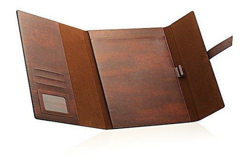 Carpeta De Cartera De Cuero Padfolio De Gallaway: Perfecta