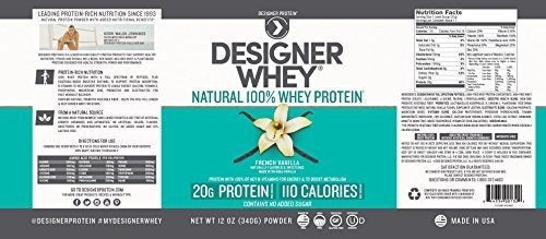 Designer Whey Premium 100% Proteína De Suero Natural,