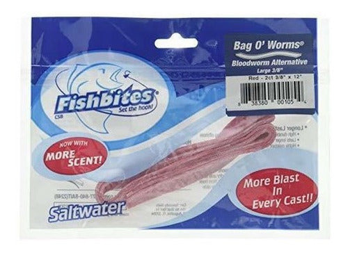 cebo Fish Bites 0105 Bolsa O'worms 2 Por Paquete