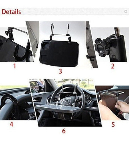 Xindell Car Laptop Stand Bandeja Portátil Y Escritorio
