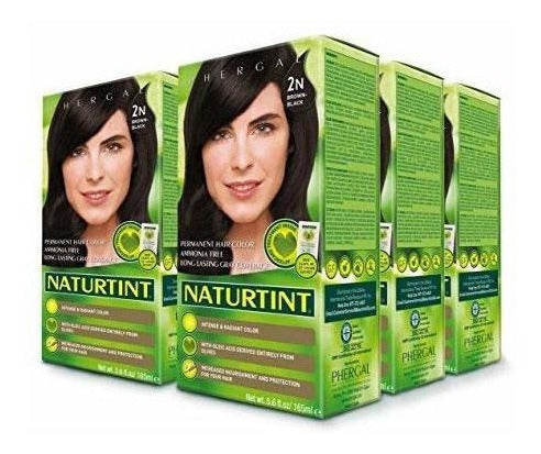 Naturtint Color De Cabello Permanente, Color Negro Pardo 2n