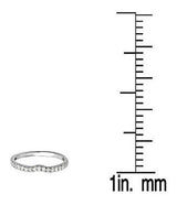 Anillo De Bodas de Oro Blanco 14k