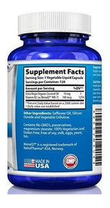 Vitamina K2 Mk7   Y Aceite De Coco Orgánico