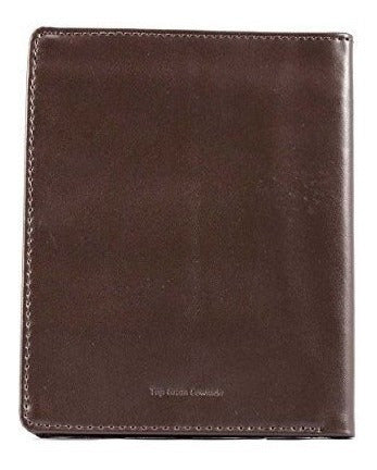 Billetera Delgada De Cuero Hipster Big Skinny Bi-fold