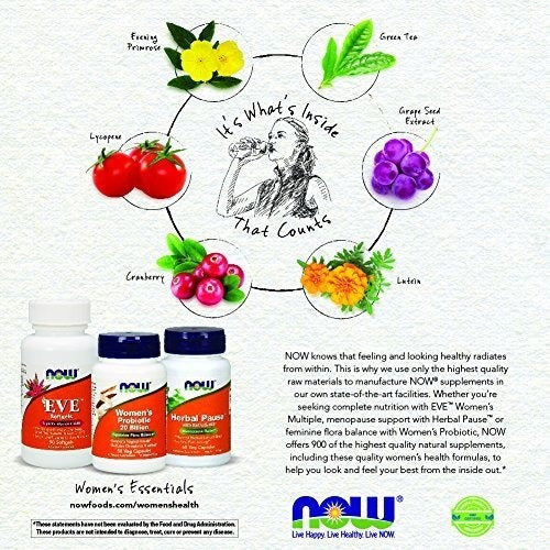 Ahora Vitamina Múltiple Para Mujeres Eve, 120 Cápsulas