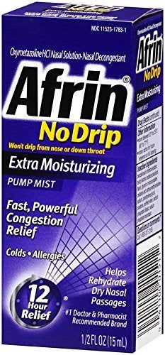 Afrin Sin Goteo Bomba Hidratante Extra Niebla 15 Ml