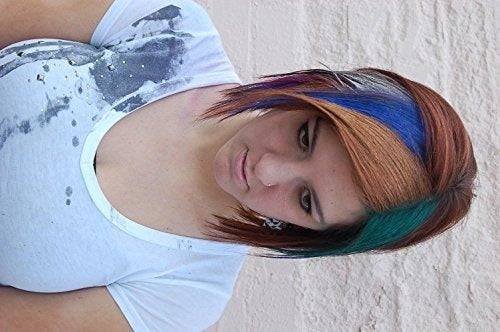 Polvo De Color Temporal Para cabello