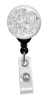 Retráctil Badge Reel ID Card Nombre