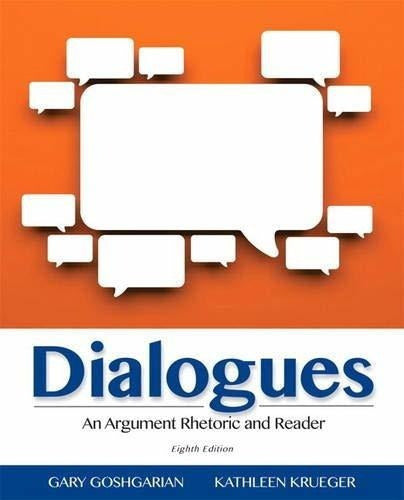 libro Diálogos Una Retórica De Argumentos Y Un Lector