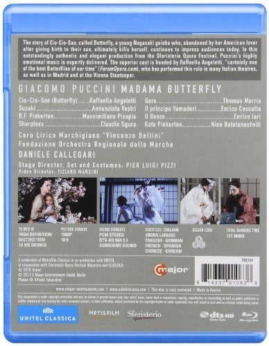 Puccini: Madama Butterfly [blu-ray]