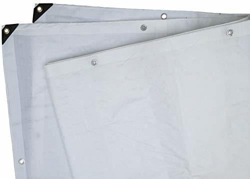 Lona Blanca Para Trabajo Pesado 6 Oz., 7'x10