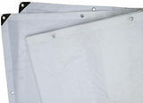 Lona Blanca Para Trabajo Pesado 6 Oz., 7'x10