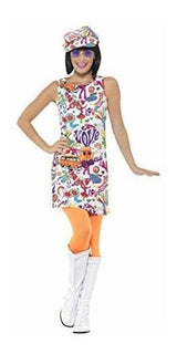 Disfraz De Pollito Groovy Para Mujer De Smiffys, Multi